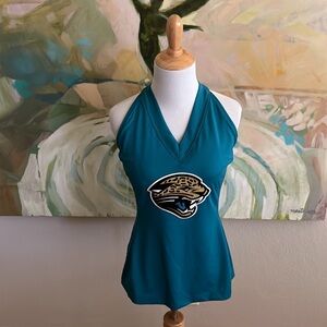 Womens NFL Jacksonville Jaguars Blown Coverage Halter Top Shirt medium